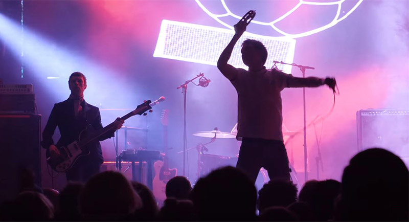 Some band playing in Iceland